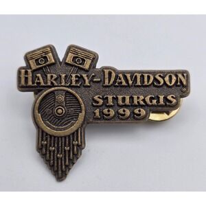 Vintage Harley Davidson Sturgis 1999 Lapel Pin Motorcycle Rally Souvenir
